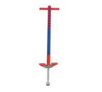 Relaxdays Pogo Stick-Bastón para niños (hasta 35 kg, Acolchada, Antideslizante, Acero Inoxidable), Color Azul y Rojo, Espuma, plástico, 1 Unidad