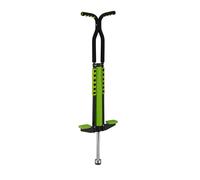 Relaxdays Pogo Stick, Palo Saltarín Infantil, Saltador hasta 60 kg, Acolchado, Exterior, Antideslizante, Acero, Verde, Gomaespuma, Plástico, Inoxidable, 103 x 29 x 6 cm