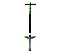 Relaxdays Pogo Stick - Bastón para niños (hasta 35 kg, Acolchada, Antideslizante, Acero Inoxidable), Color Azul y Verde