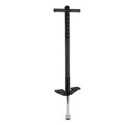 Relaxdays Pogo Stick para niños, Acolchado, Antideslizante, Acero Inoxidable, hasta 35 kg, 95x24x6 cm, Negro