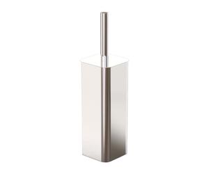 Relaxdays Portabrochas de acero inoxidable plata