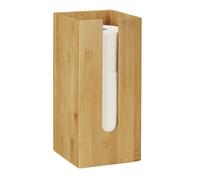 Relaxdays Portarrollos rollos de repuesto bambú marrón claro