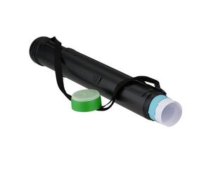 Relaxdays Póster extensible bicolor verde,negro