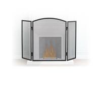 Relaxdays Protector chimenea para niños de acero negro