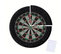 Relaxdays Anillo protector fieltro 4 pzs diana negro