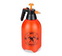 Relaxdays Pulverizador a presión 3 L extintor naranja,negro