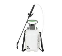 Relaxdays Pulverizador a presión 5 litros blanco,negro,gris