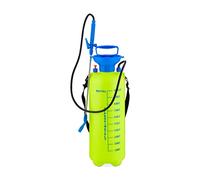 Relaxdays Pulverizador Presión, 10L, Riego y Protección de Plantas, Boquilla Ajustable y Escala, Rociador, Amarillo/Azul