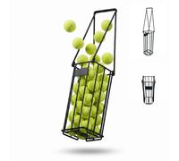 Relaxdays Recoge pelotas metal negro