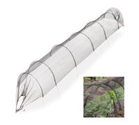 Relaxdays Red huerto 3,3 m negro