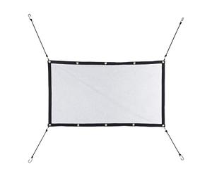 Relaxdays Red Perros para Coche, Malla Separadora Mascotas, Separación Maletero Universal, Gomas Tensoras, PP, Negro