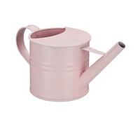 Relaxdays Regadera 1,3 L, para Plantas de Interior, Jarra para Riego Decorativa, Diseño Vintage, con Asa, Metal, Rosa