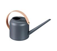 Relaxdays Regadera para Plantas de Interior, 1,7 litros, Gris | Regadora Macetas de Flores, Plástico, con Cuello Largo