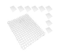 Relaxdays Reja de espinas en set blanco