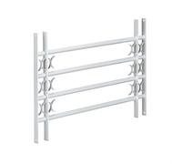 Relaxdays Reja extensible para ventana gris