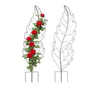 Relaxdays Rejilla de Hoja marrón, 100×30 cm, Resistente, 1 cm de Grosor