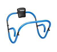 Relaxdays Roller Entrenador Abdominal, AB Trainer, 66 x 71 x 71 cm, Entrenamiento Efectivo en Casa, Sit-Ups, Azul/Negro, Aluminio