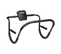 Relaxdays Roller Negro Entrenador Abdominal, AB Trainer, 68,5 x 69 x 65 cm, Entrenamiento Efectivo en Casa, Sit-Ups, Acero