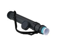 Relaxdays Rollo Extensible para pósteres, 51-85 cm, Ø 9 cm, Transporte y Almacenamiento, Negro