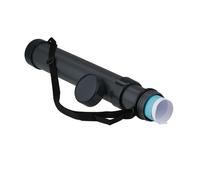 Relaxdays Rollo para póster ajustable con correa negro