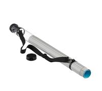 Relaxdays Rollo para pósteres con Correa, 94 cm, Ø 7,5 cm, Transporte hasta A0, Transparente/Negro