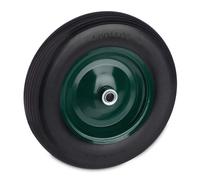 Relaxdays Rueda carretilla 4.80 4.00-8 verde oscuro,negro