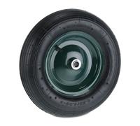Relaxdays Rueda carretilla neumática 4.80 4.00-8 verde oscuro,negro