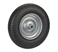 Relaxdays Rueda de carretilla 4.00-8 negro,gris