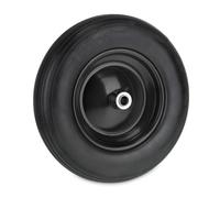 Relaxdays Rueda de carretilla PU 3.50-8 negro