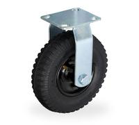 Relaxdays Rueda para muebles 2,50-4 negro,plata
