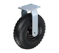 Relaxdays Rueda para muebles 3.00-4 negro,plata