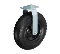 Relaxdays Rueda para Muebles, 3.50-6, Carga máx. 120 kg, Goma, Chapa de Acero, Neumático, Resistente, Color a Elegir