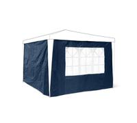 Relaxdays Set 2 laterales carpas azul