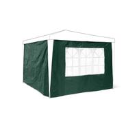 Relaxdays Set 2 laterales carpas verde