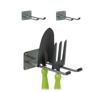 Relaxdays Set 3 ganchos organizadores herramientas antracita,negro