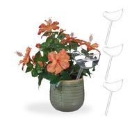 Relaxdays Set 8 globos de riego diseño pájaro transparente