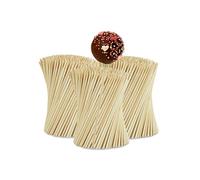 Relaxdays Set de 1000 palos para cake pops marrón claro