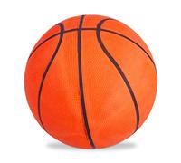 Relaxdays Set de 2 Balones Baloncesto para Exterior o Interior, Talla 7, Pelota de Básquet, Goma, Naranja