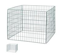 Relaxdays Set de 2 compostadores metálicos verde oscuro