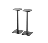 Relaxdays Set de 2 soportes para altavoces negro