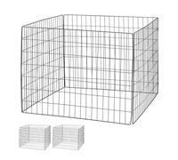 Relaxdays Set de 3 compostadores de jardín negro negro