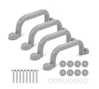 Relaxdays Set de agarres para escalada gris