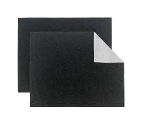 Relaxdays Set de filtros para campana 47x57 cm blanco,negro