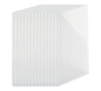 Relaxdays Set placas alveolares 4 mm transparente