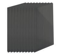 Relaxdays Set placas doble pared 4 mm antracita