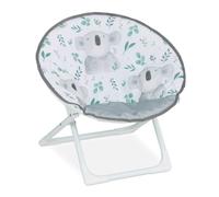 Relaxdays Silla Infantil Plegable, Koala, 47x50x48 cm, Asiento Niños Exterior/Interior, Sillón Peques, Multicolor