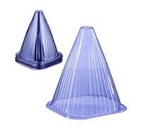 Relaxdays Sombreros para plantas lila set de 32 púrpura