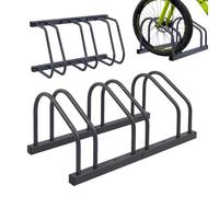 Relaxdays Soporte de bicicletas para suelo y pared antracita
