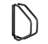 Relaxdays Soporte de pared para bicicletas negro