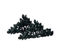 Relaxdays Soporte manguera estilo vintage rosas verde oscuro